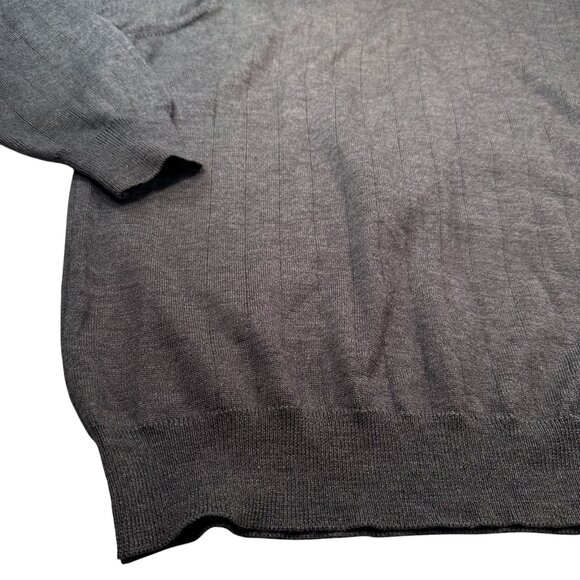 Joseph Lyman Crewneck Sweaters Mens Fine Merino Wool Italy Bundle Gray Brown - Picture 6 of 16